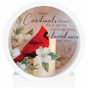When Cardinals Appear Shadow Box Lantern
